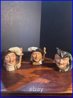 Royal Doulton Robin Hood Character Jugs Set of 3 D6534 1959 England