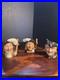 Royal-Doulton-Robin-Hood-Character-Jugs-Set-of-3-D6534-1959-England-01-mw