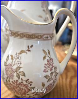 Royal Doulton Romance Lisette Coffee Set 6 Cups Saucers, Pot & Jug VGC