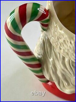 Royal Doulton SANTA CLAUS Character Jug D6840 Colorway Candy Cane Handle