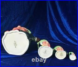 Royal Doulton Sairey Gamp Jugs, Large, Small, Mini, Tiny, Complete set