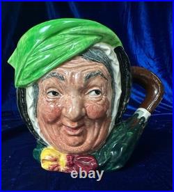 Royal Doulton Sairey Gamp Jugs, Large, Small, Mini, Tiny, Complete set