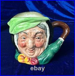 Royal Doulton Sairey Gamp Jugs, Large, Small, Mini, Tiny, Complete set