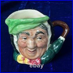 Royal Doulton Sairey Gamp Jugs, Large, Small, Mini, Tiny, Complete set