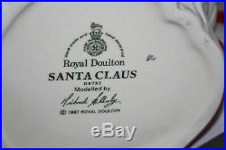 Royal Doulton Santa Claus Candy Cane Christmas Time Handled D6793 Toby Jug