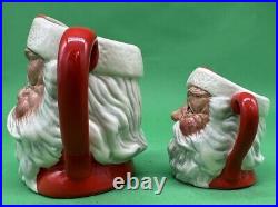 Royal Doulton'Santa Claus' Character Jug Trio, D6704, D6705, D6706