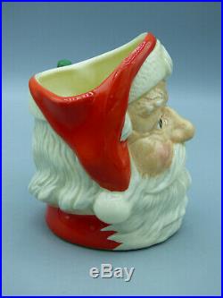 Royal Doulton Santa Claus D6964 With Bell Handle Toby Character Jug Mug Box