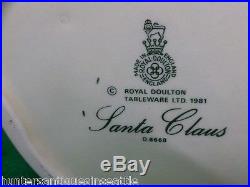 Royal Doulton Santa Claus Large Toby Jug Style One D. 6668