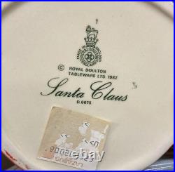 Royal Doulton Santa Claus Reindeer Handle Large 1982 Limited Toby Jug D-6675