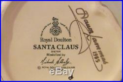 Royal Doulton Santa Claus Toby Jug Mug Pitcher D6704 1983 Signed By Artist Large