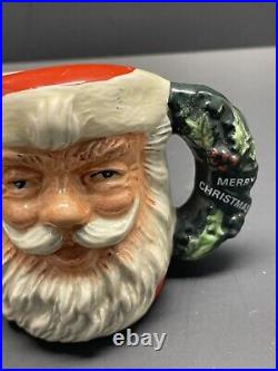 Royal Doulton Santa & Mrs Claus Mini Toby Jug Mug Limited Edition 6922 6900 RARE