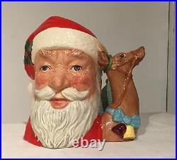 Royal Doulton Santa Toby Jug D6675 Mug Character Reindeer