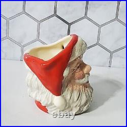 Royal Doulton Santa and Mrs Claus Mini Toby Jugs Limited Edition Wreath Handle