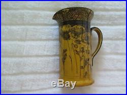 Royal Doulton Series Ware Tall Jug Pitcher POPPIES A D4012 GENUINE ANTIQUE