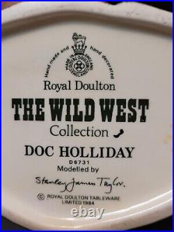 Royal Doulton Set of 4 Jugs THE WILD WEST. D6736, 6731, 6735, 6711. Mint