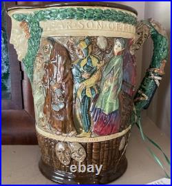 Royal Doulton Shakespeare Jug Limited Edition 851/1000, Year 1933, Noke