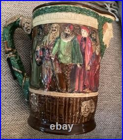 Royal Doulton Shakespeare Jug Limited Edition 851/1000, Year 1933, Noke
