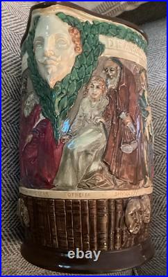 Royal Doulton Shakespeare Jug Limited Edition 851/1000, Year 1933, Noke