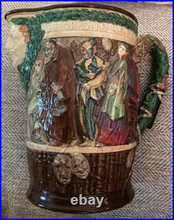 Royal Doulton Shakespeare Jug Limited Edition 851/1000, Year 1933, Noke