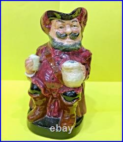 Royal Doulton Sir John Falstaff Toby Jug Full Size 8.5 Signed Dated 1979 Shakes