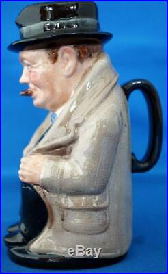 Royal Doulton Sir Winston Churchill Toby Character Jug 5 Unrecorded Size