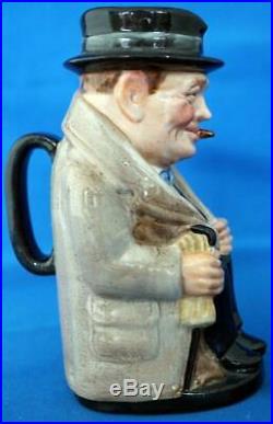 Royal Doulton Sir Winston Churchill Toby Character Jug 5 Unrecorded Size