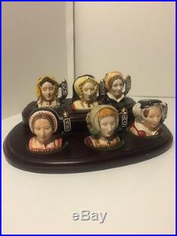 Royal Doulton Six Wives Of Henry VIII Limited Edition Tiny Toby Jugs