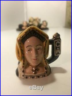 Royal Doulton Six Wives Of Henry VIII Limited Edition Tiny Toby Jugs