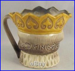Royal Doulton Small Character Jug Old King Cole Yellow Crown D6037 RARE