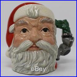 Royal Doulton Small Character Jug Santa Claus D6964 Christmas Bells Handle