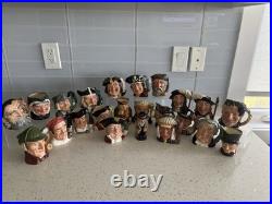 Royal Doulton Small Toby Jugs Rare Opportunity To Buy A Lot Of 23