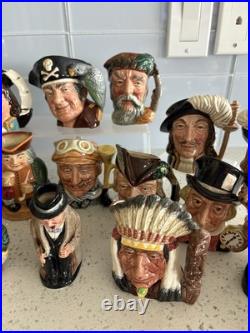 Royal Doulton Small Toby Jugs Rare Opportunity To Buy A Lot Of 23