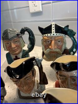 Royal Doulton Small Toby Jugs Rare Opportunity To Buy A Lot Of 23