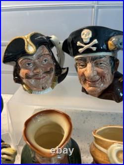 Royal Doulton Small Toby Jugs Rare Opportunity To Buy A Lot Of 23