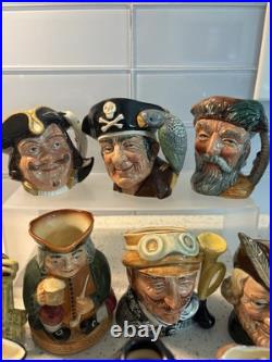Royal Doulton Small Toby Jugs Rare Opportunity To Buy A Lot Of 23