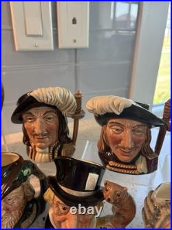 Royal Doulton Small Toby Jugs Rare Opportunity To Buy A Lot Of 23