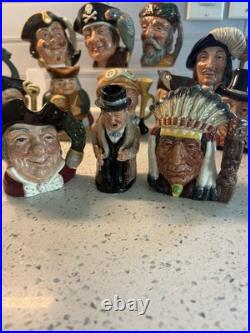 Royal Doulton Small Toby Jugs Rare Opportunity To Buy A Lot Of 23