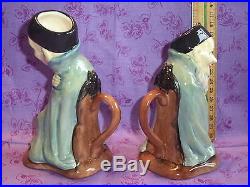 Royal Doulton Spook & Bearded Spook Pair C. J Noke Limited Edition Character Jugs