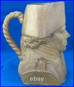 Royal Doulton Stoneware Character Jug Admiral Lord Horatio Nelson Antique