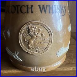 Royal Doulton Stoneware Thorne's Scotch Whisky Jug. Very Rare 8 1/4 inches high