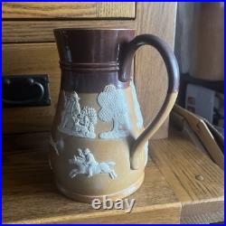 Royal Doulton Stoneware Thorne's Scotch Whisky Jug. Very Rare 8 1/4 inches high