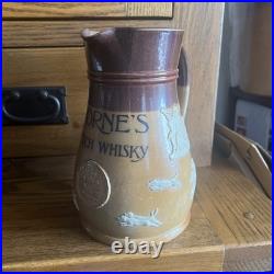 Royal Doulton Stoneware Thorne's Scotch Whisky Jug. Very Rare 8 1/4 inches high