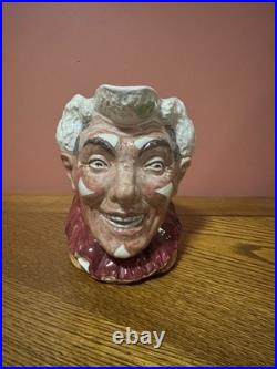 Royal Doulton THE CLOWN Character Jug First Version D6322 White Hair Rare