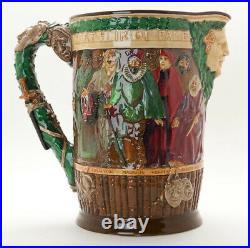 Royal Doulton THE SHAKESPEARE JUG Loving Cup / c. 1933 Noke LE 476/1000 Excellent