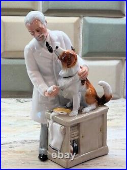 Royal Doulton Thanks Doc! HN2731 Veterinarian and Collie Figurine England