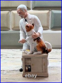 Royal Doulton Thanks Doc! HN2731 Veterinarian and Collie Figurine England