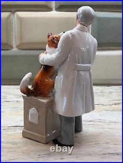 Royal Doulton Thanks Doc! HN2731 Veterinarian and Collie Figurine England