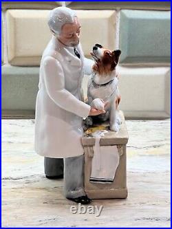 Royal Doulton Thanks Doc! HN2731 Veterinarian and Collie Figurine England