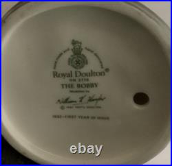 Royal Doulton The London Bobby character jug set + The Bobby figurine