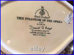 Royal Doulton The Phantom of The Opera Large Toby Character Jug D7017 (1995) LE